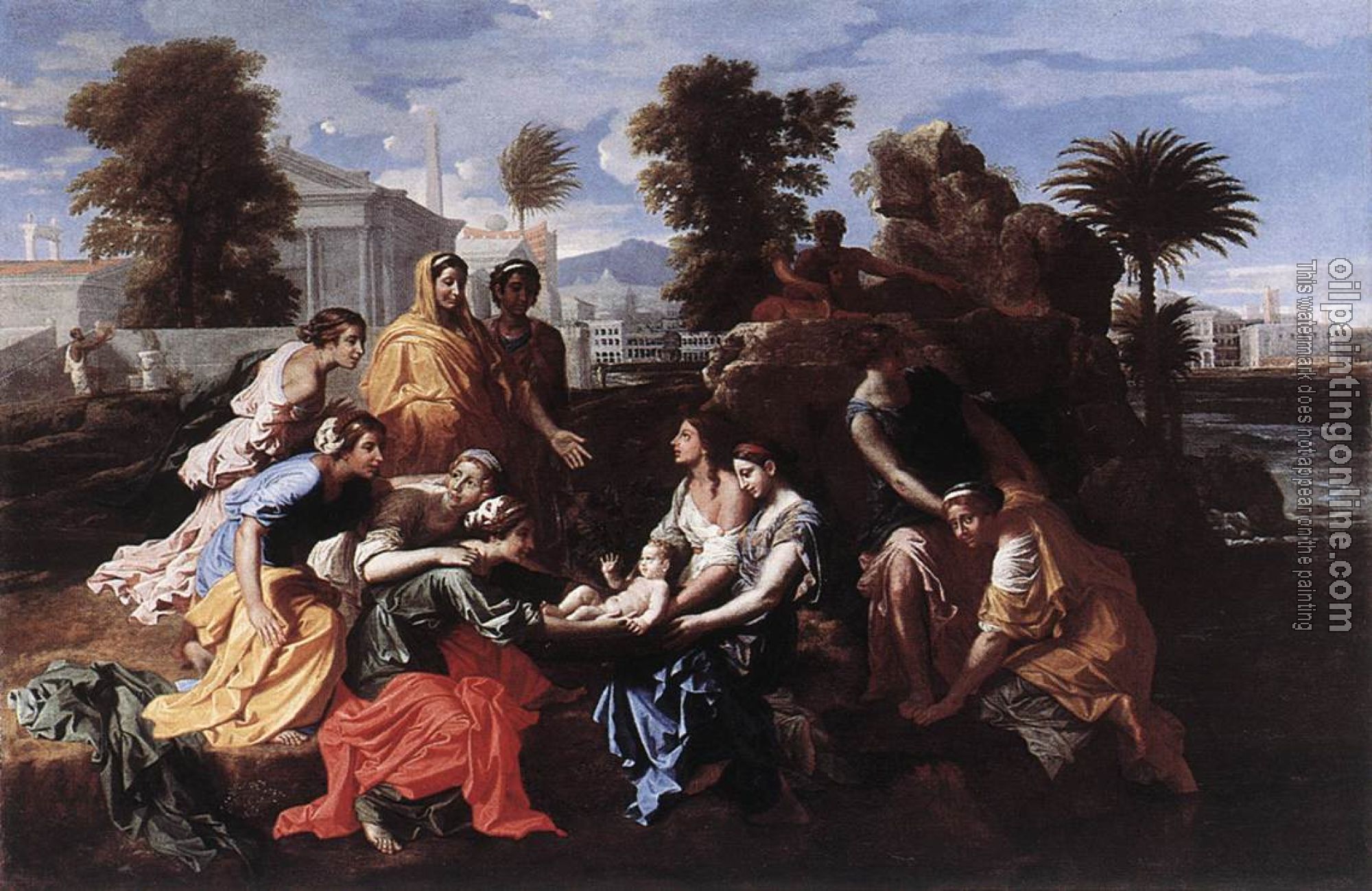 Poussin, Nicolas - The Finding of Moses